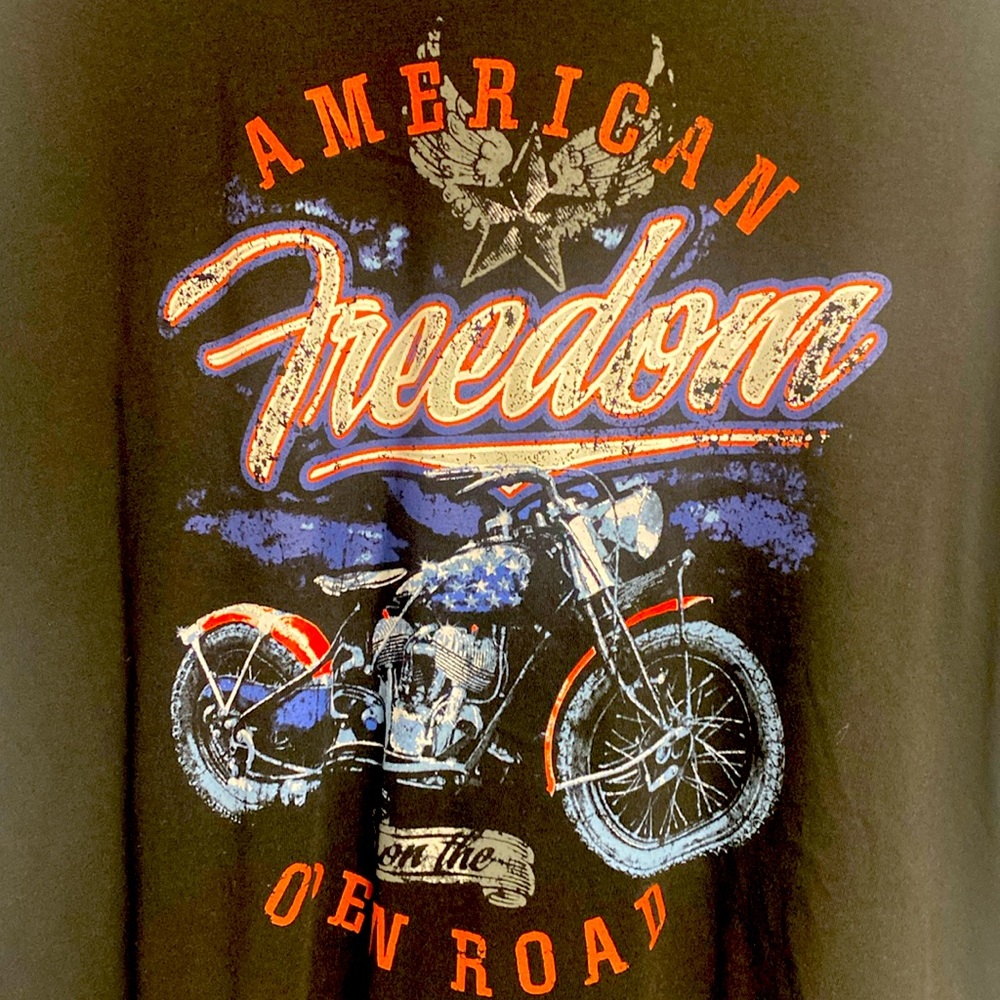 American Freedom Men’s Black TShirt